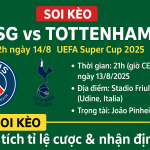 soi kèo PSG vs Tottenham