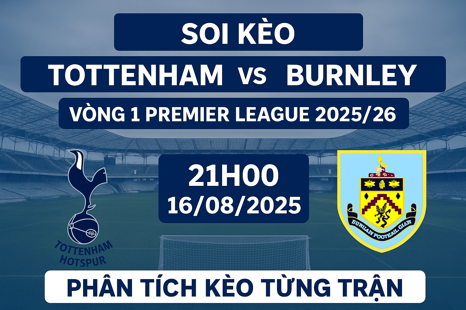 soi kèo Tottenham vs Burnley